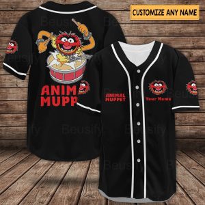 Personalized The Muppet Baseball Jersey, Animal Muppet Shirt, Muppet Jersey Shirt, The Muppet Show