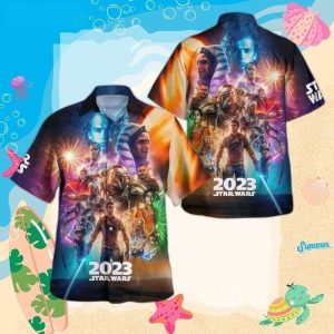 Star Wars 2023 Characters Shirt, Star Wars Hawaiian Shirt