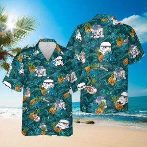 Star Wars Darth Vader Pineapple Aloha Shirt, Star Wars Hawaiian Shirt