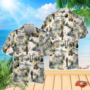 Star Wars The Mandalorian Aloha Shirt, Star Wars Hawaiian Shirt