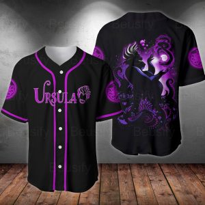 Ursula Baseball Jersey Shirt, Disney Little Mermaid Jersey Shirts, Funny Disney Shirt