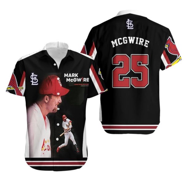 25 Mark Mcgwire St Louis Cardinals Hawaiian Shirt, MLB Hawaiian Shirt