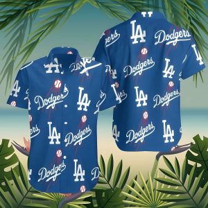 Aloha MLB LA Dodgers Hawaiian Shirt Baseball Fans Gift
