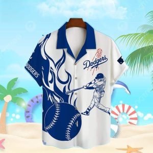 Aloha MLB LA Dodgers Hawaiian Shirt Beach Gift For Him