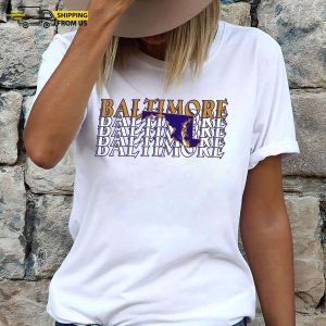 Baltimore Football Sports Shirt Women, Baltimore Hoodie, Football Hoodie, NFL Shirt