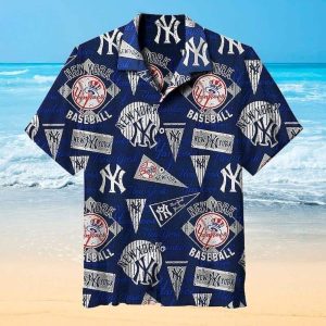 Baseball New York Yankees Hawaiian Shirt Gift For Baseball Fans