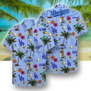 Beach Aloha MLB LA Dodgers Hawaiian Shirt Baseball Fans Gift