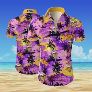 Beach Shirt Minnesota Vikings Team Hawaiian Shirt