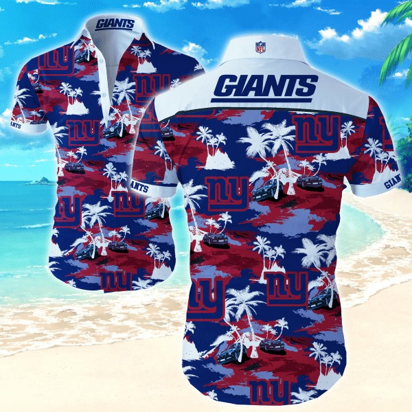 Best NFL Team NY Giants Hawaiian Shirt For Big Fans