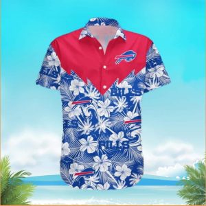 Buffalo Bills Hawaiian Shirt Beach Gift For Sports Lovers, NFL Hawaiian Shirt