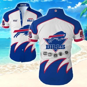 Buffalo Bills Hawaiian Shirt Birthday Gift For Football Fans, NFL Hawaiian Shirt