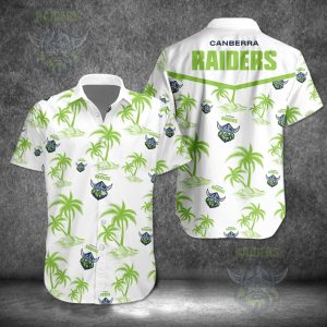Canberra Raiders Rugby NRL Hawaiian Shirt, Canberra Raiders Shirt, Cool Hawaiian Shirts
