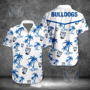 Canterbury-Bankstown Bulldogs NRL Hawaiian Shirt, Canterbury Bankstown Bulldogs Tee, Cool Hawaiian Shirts