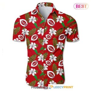 Cincinnati Reds Flower Tropical Hawaiian Shirt Summer – Cincinnati Reds Hawaiian Shirt