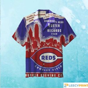 Cincinnati Reds Retro MLB Hawaiian Shirt, Cincinnati Reds Hawaiian Shirt