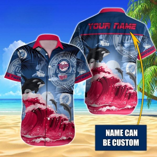 Custom MLB Minnesota Twins Special Hawaiian Design Shirt, Twins Hawaiian Shirt