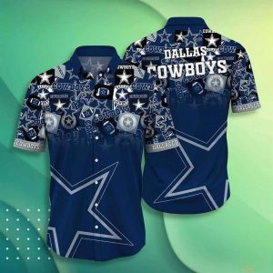 Dallas Cowboys NFL Hawaiian Shirt Gift For Sports Enthusiast, NFL Hawaiian Shirt