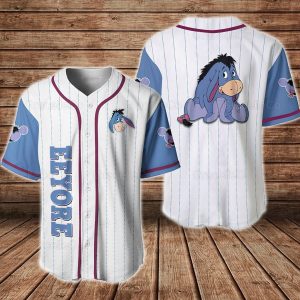 Eeyore Baseball Jersey Shirt, Disney Eeyore Jersey Shirt, Winnie The Pooh Eeyore, Disney Baseball Jersey