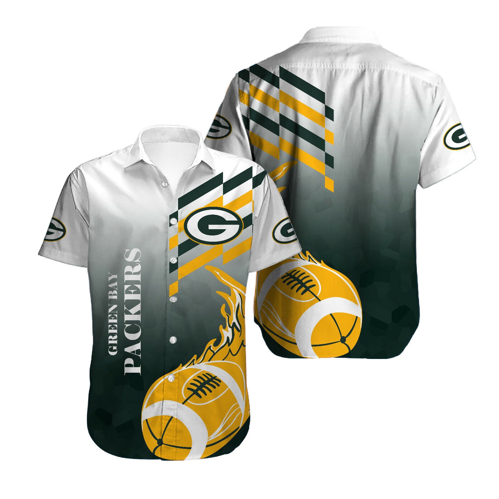 Football Fan NFL Packers Hawaiian Shirt For Men