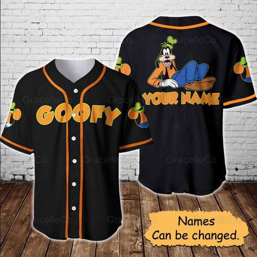 Goofy Baseball Jersey Shirt Disney Goofy Jersey Shirt Disney Trip Baseball Shirt Goofy Disney Tee Funny Disney Shirt Disney Baseball Jersey 1