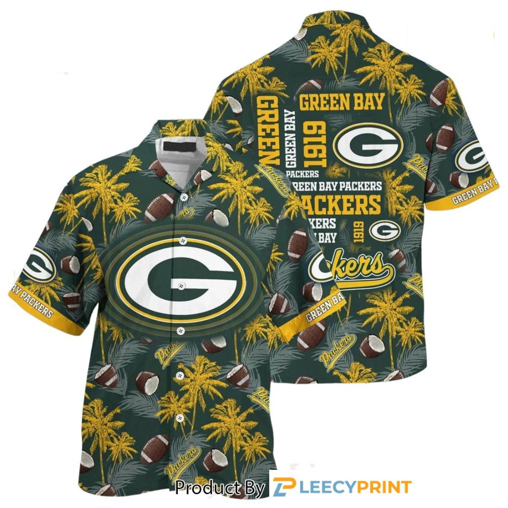 Green Bay Packers Hawaiian Shirt Beach Shirts New Gift For Summer Hawaiian Shirt