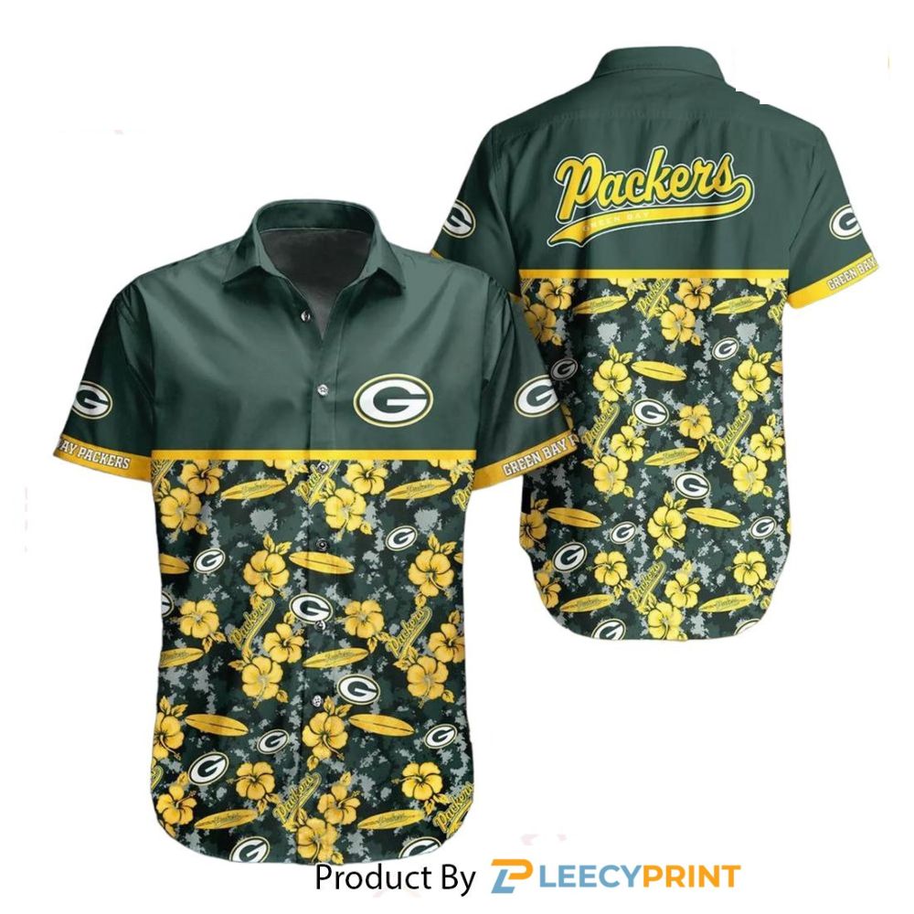 Green Bay Packers Hawaiian Shirt NFL Style Trending Summer