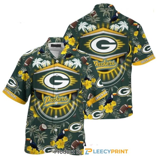 Green Bay Packers Hawaiian Shirt NFL Team Summer For Your Loved Ones
