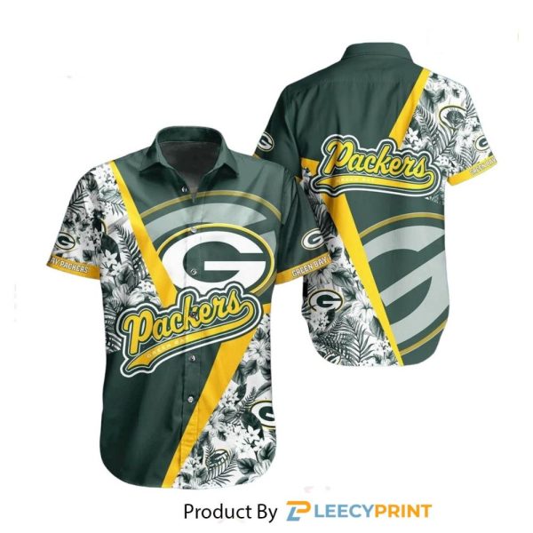 Green Bay Packers Hawaiian Shirt Style Summer For Awesome Fans