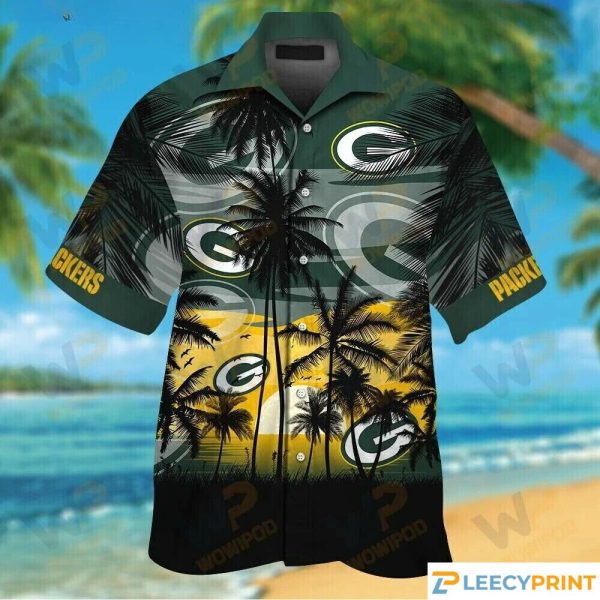 Green Bay Packers Hawaiian Shirt Summer Wear Button Down Shirts