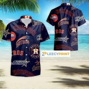 Houston Astros Baseball Mlb Summer Gift Hawaiian Shirt, Houston Astros Hawaiian Shirt
