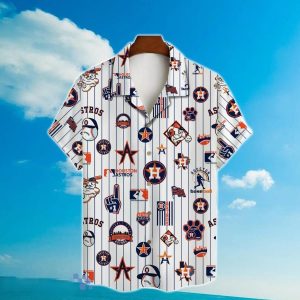 Houston Astros Major League Baseball 3D Print Hawaiian Shirt For Real Fans, Houston Astros Beach Hawaiian Shirt, Astros Hawaiian Shirt, Houston Astros Hawaiian Shirt