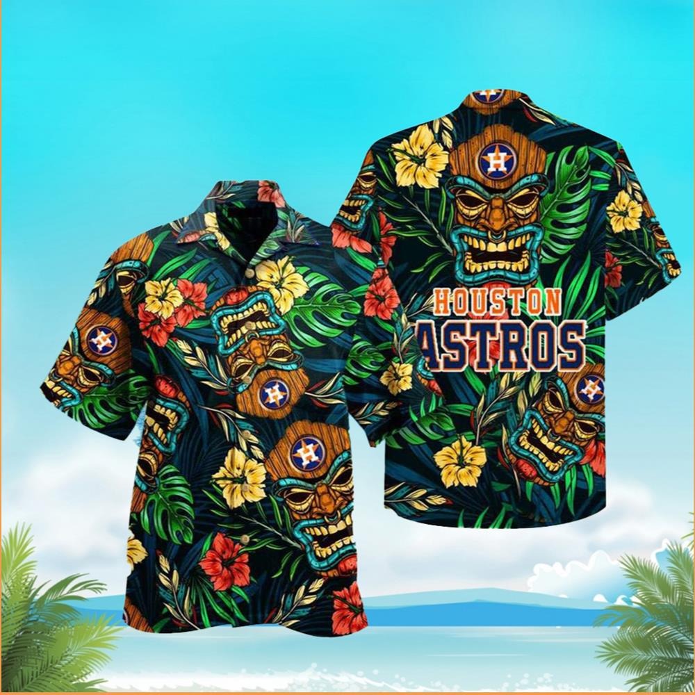 Houston Astros Tiki Aloha Hawaii Summer, Houston Astros Hawaiian Shirt