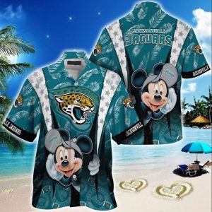 Jacksonville Jaguars Mickey Mouse Hawaiian Shirt, NFL Hawaiian Shirt