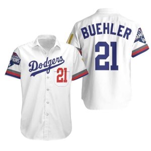 LA Dodgers Hawaiian Shirt Buehler 21 Shirts