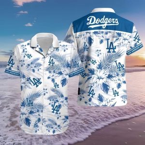 LA Dodgers Hawaiian Shirt Gift For Beach Vacation