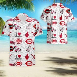 MLB Cincinnati Reds Hawaii Summer Hawaiian Shirt For Men, Cincinnati Reds Hawaiian Shirt