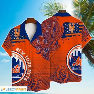 MLB Mets Hawaiian Shirt Major League Baseball 3D Print