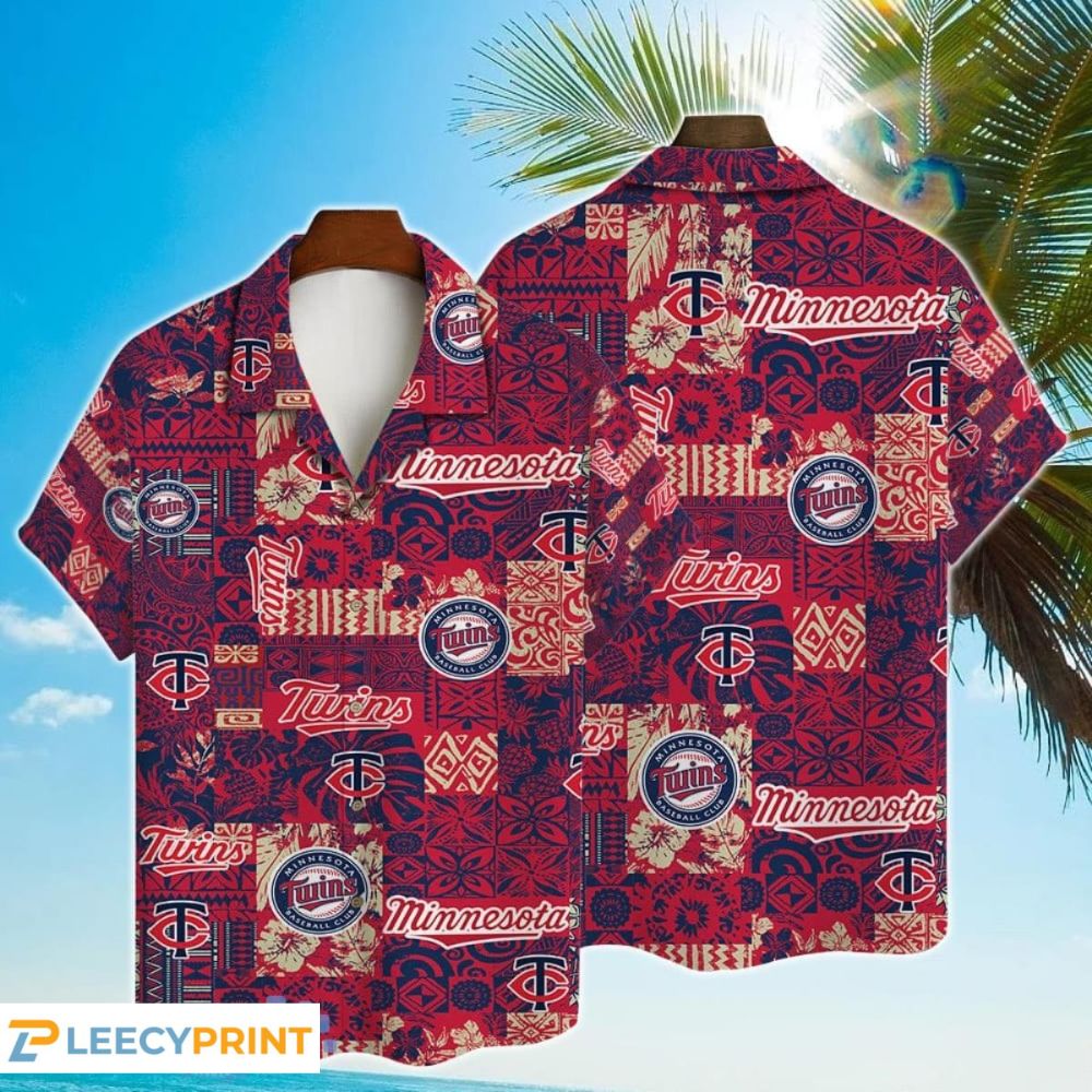 MLB Minnesota Twins Major League Baseball Pattern Print Hawaiian Shirt,  Twins Hawaiian Shirt