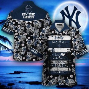 MLB New York Yankees Family Baseball Hawaiian Shirt