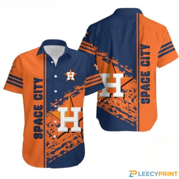 MLB Space City Houston Astros Hawaiian Shirt