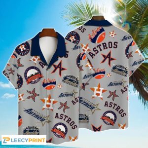 Major League Baseball MLB 3D Astros Hawaiian Shirt For Real Fans