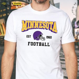 Minnesota Hoodie, Minnesota T-Shirt, Minnesota Football Sweatshirt, Football Tee Shirt, Football Hoodie, Minnesota Tee, NFL Shirt
