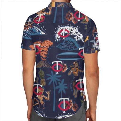 Minnesota Twins MLB Floral Vacation Shirt, Twins Hawaiian Shirt