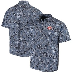 Minnesota Twins Tommy Bahama Sport Tiki Luau Button Shirt, Twins Hawaiian Shirt