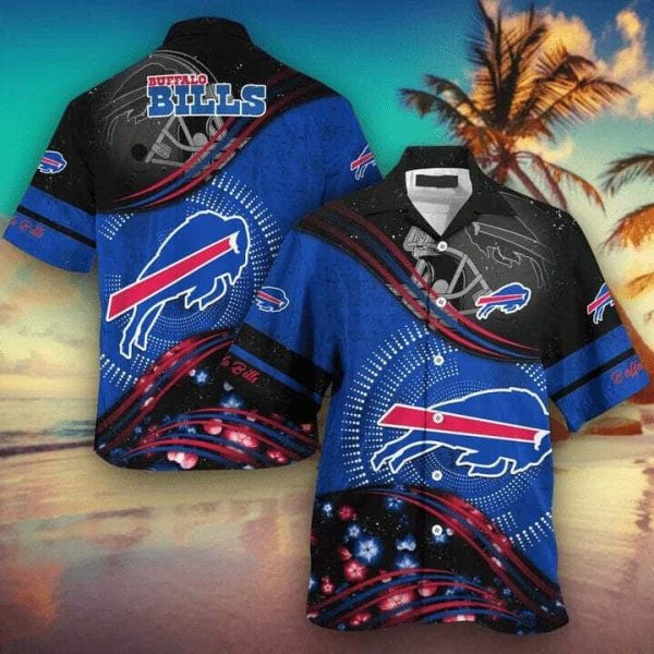 NFL Buffalo Bills Hawaiian Shirt Birthday Gift For Football Fans, NFL Hawaiian Shirt