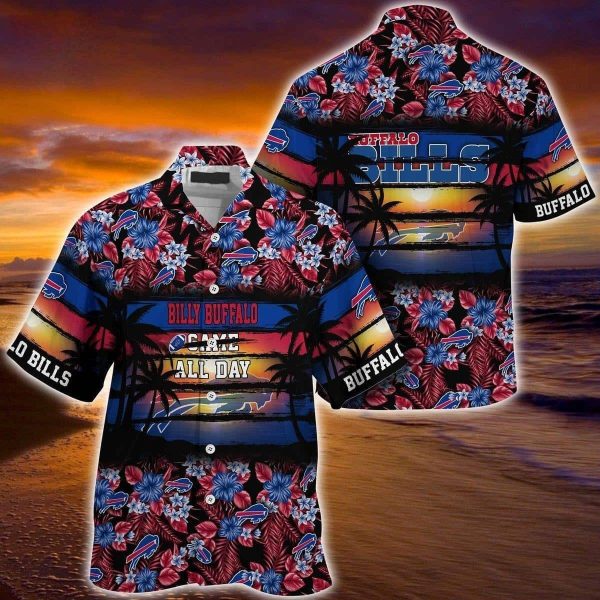 NFL Buffalo Bills Hawaiian Shirt Came All Day Gift For Sports Enthusiast, NFL Hawaiian Shirt