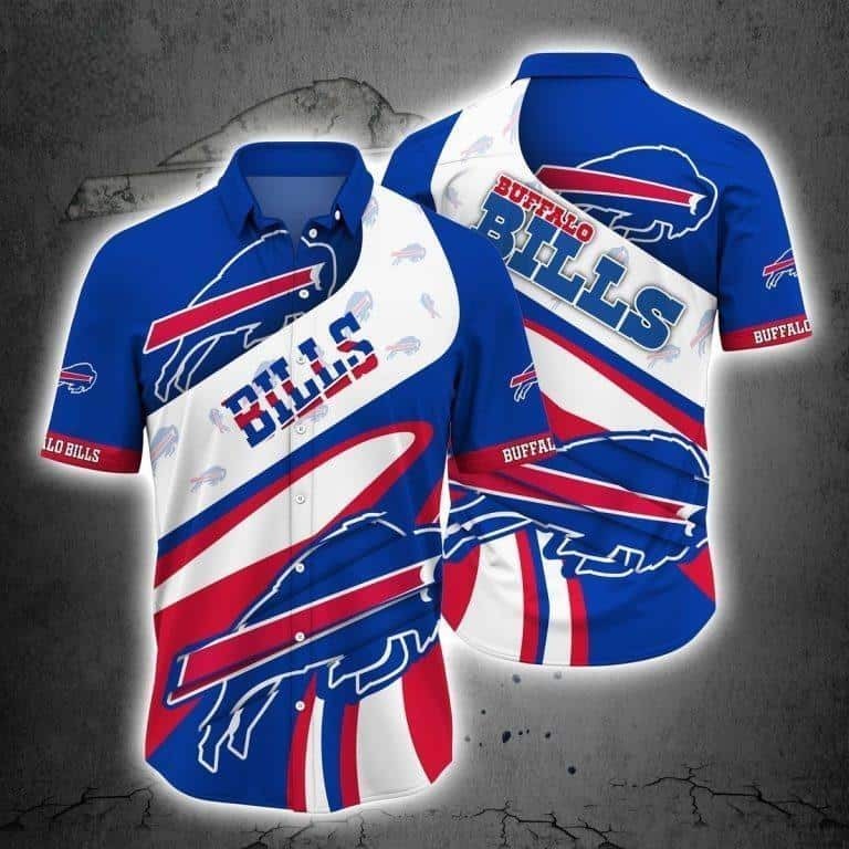 NFL Buffalo Bills Hawaiian Shirt Gift For Football Lovers, NFL Hawaiian Shirt