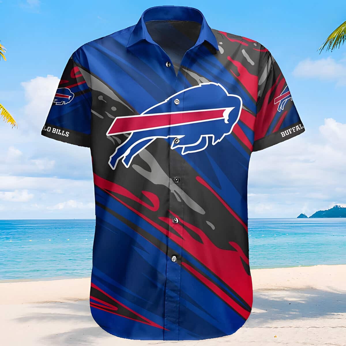 NFL Buffalo Bills Hawaiian Shirt Gift For Sports Lovers, NFL Hawaiian Shirt