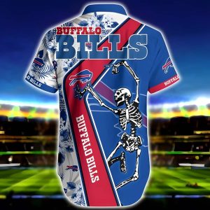 NFL Buffalo Bills Hawaiian Shirt Skeleton Practical Beach Gift NFL Hawaiian Shirt 2