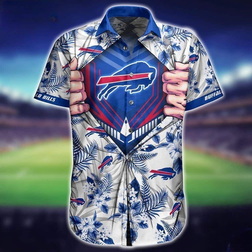 NFL Buffalo Bills Hawaiian Shirt Summer Vacation Gift, NFL Hawaiian Shirt